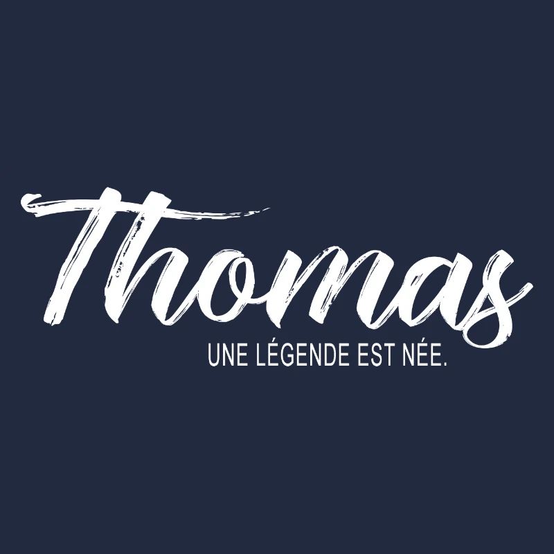 Thomas une légende Cadeau T shirt thomas