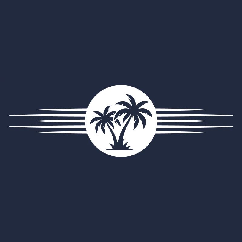 Palm Tree Symbol Island