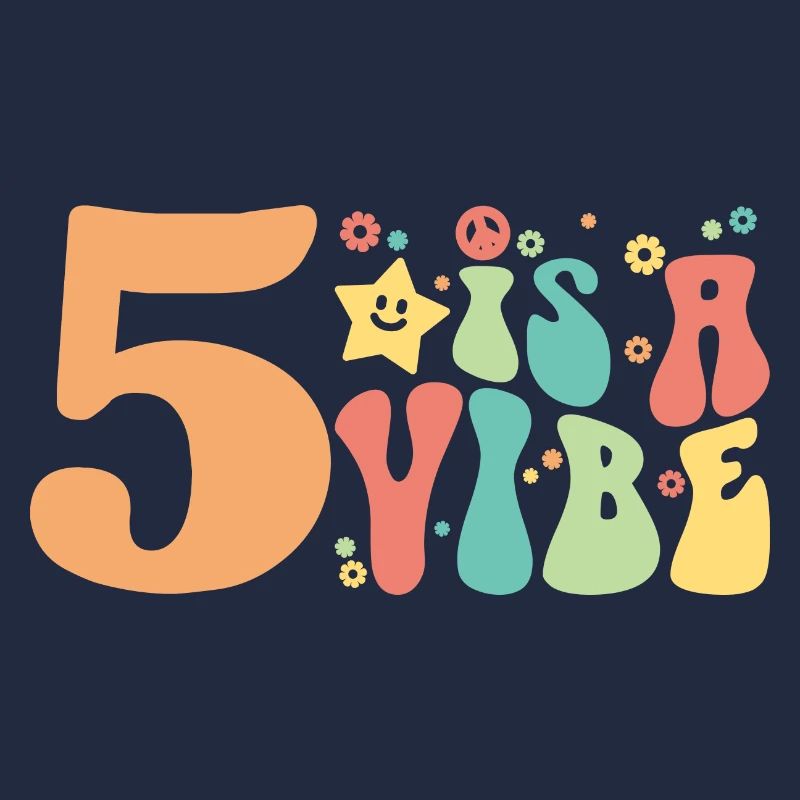 Five Is A Vibe, 5 ans, enfants de 5e anniversaire