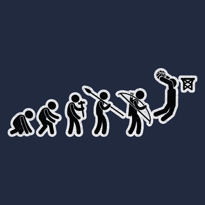 Evolution Basket-ball Noir Grunge