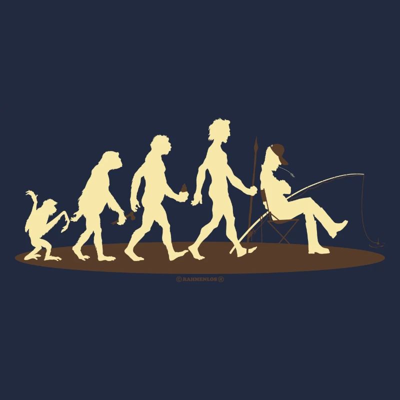FUN - Evolution Angler - Geschenk - Bestseller