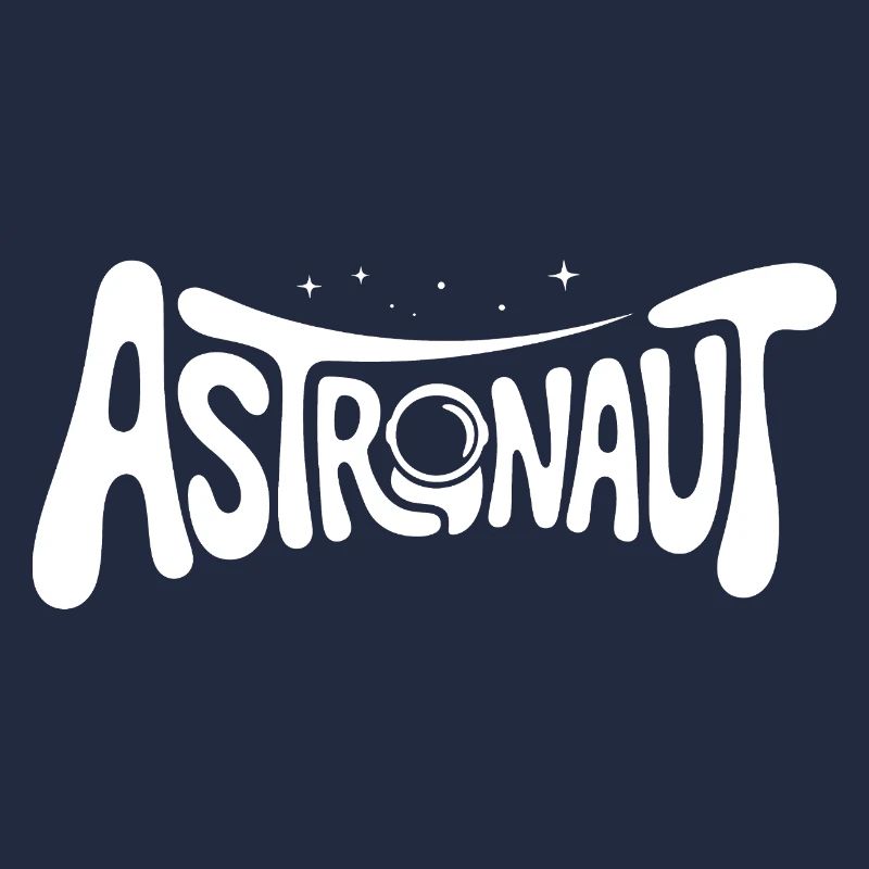 Astronaut - Cooles Astonomy-Logo
