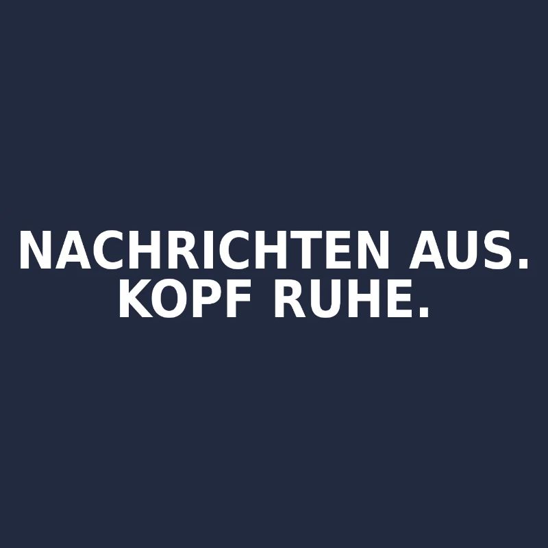 Nachrichten aus Kopf Ruhe