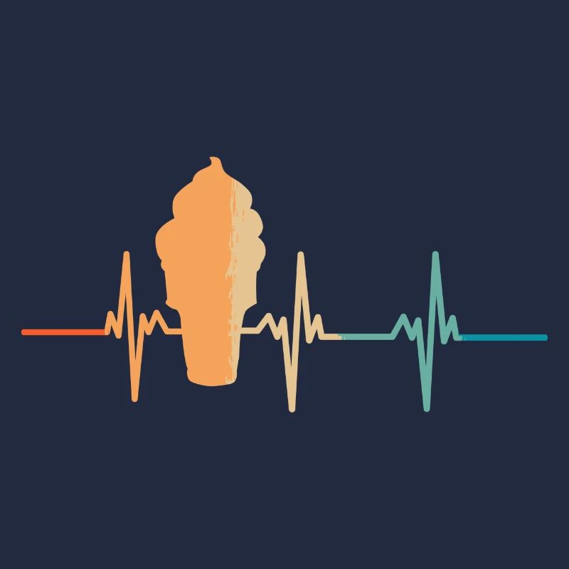 Heartbeat ice cream cone