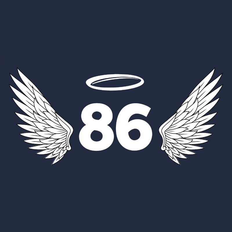 Numéro 86 ange - 86e anniversaire ailes