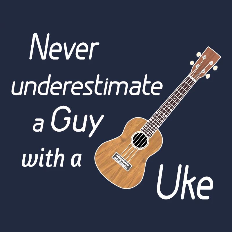 Never underestimate a guy with a Uke! white