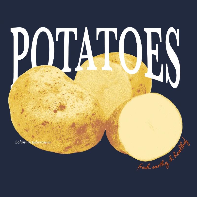 Pommes de terre – Retro Vegetable Statement