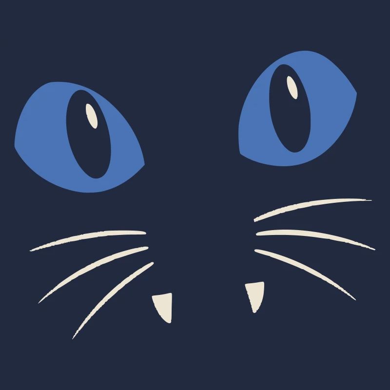 Blauäugige Katze