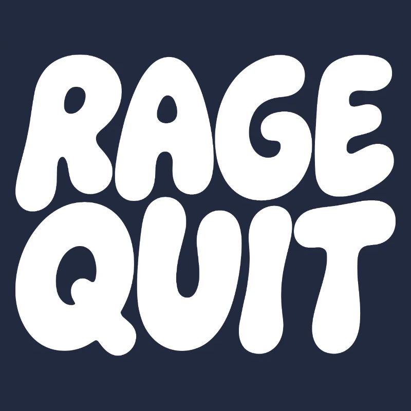 Police à bulle Rage Quit