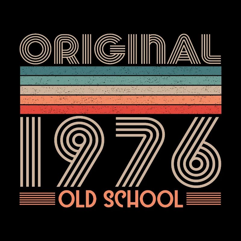 50e anniversaire original de l’old school de 1976