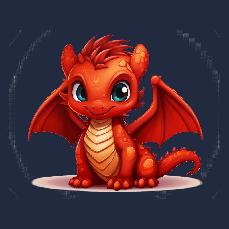 Kleiner roter Drache