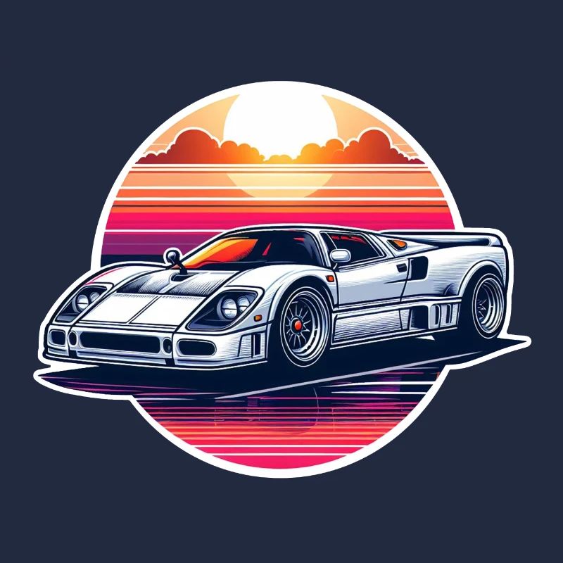 Oldtimer Sonnenuntergang