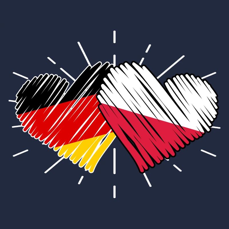 Pole Polish German Heart Poland