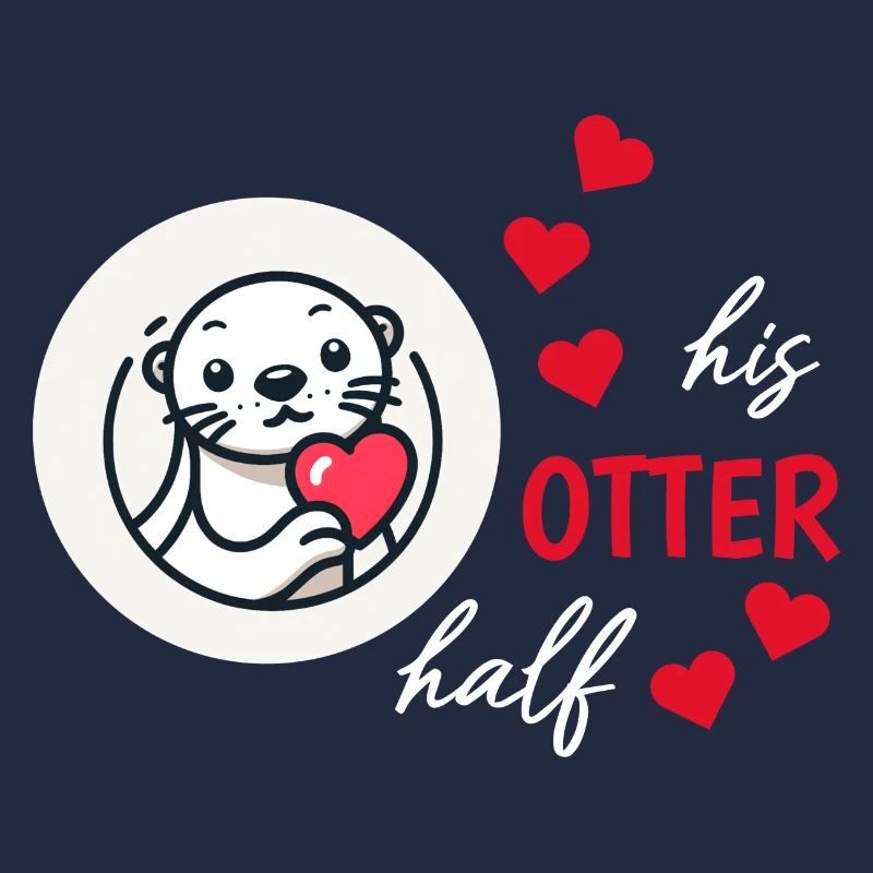 Otter half liebe geschenk