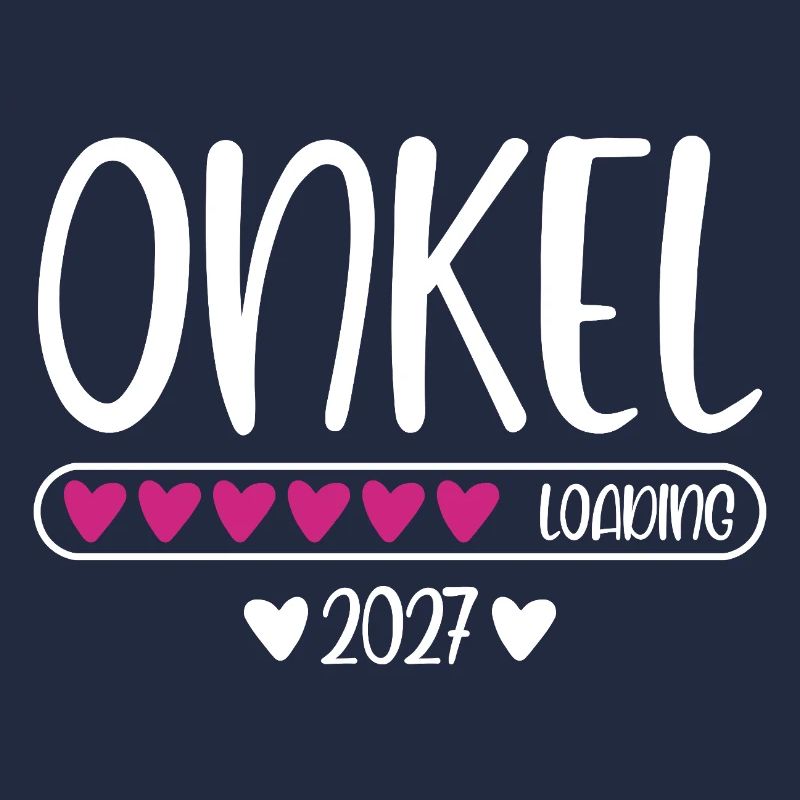 Onkel 2027 loading mit Herzchen Ladebalken