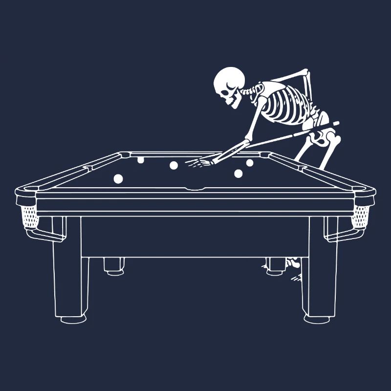 Skeleton Plays Snooker