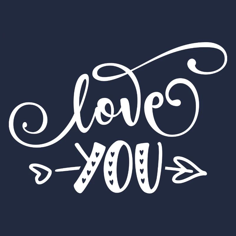 Love You Charm Between Hearts and Arrows Pattern