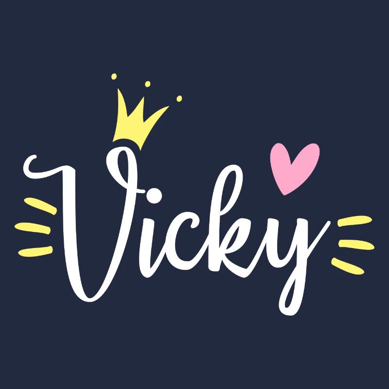 Vicky Name Crown