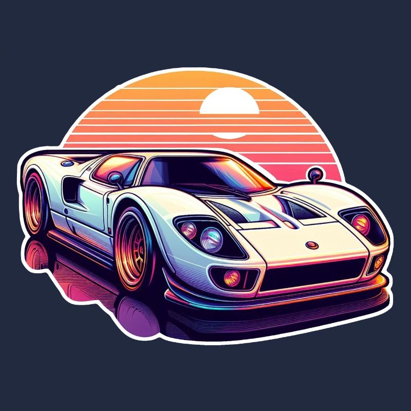Oldtimer Sonnenuntergang