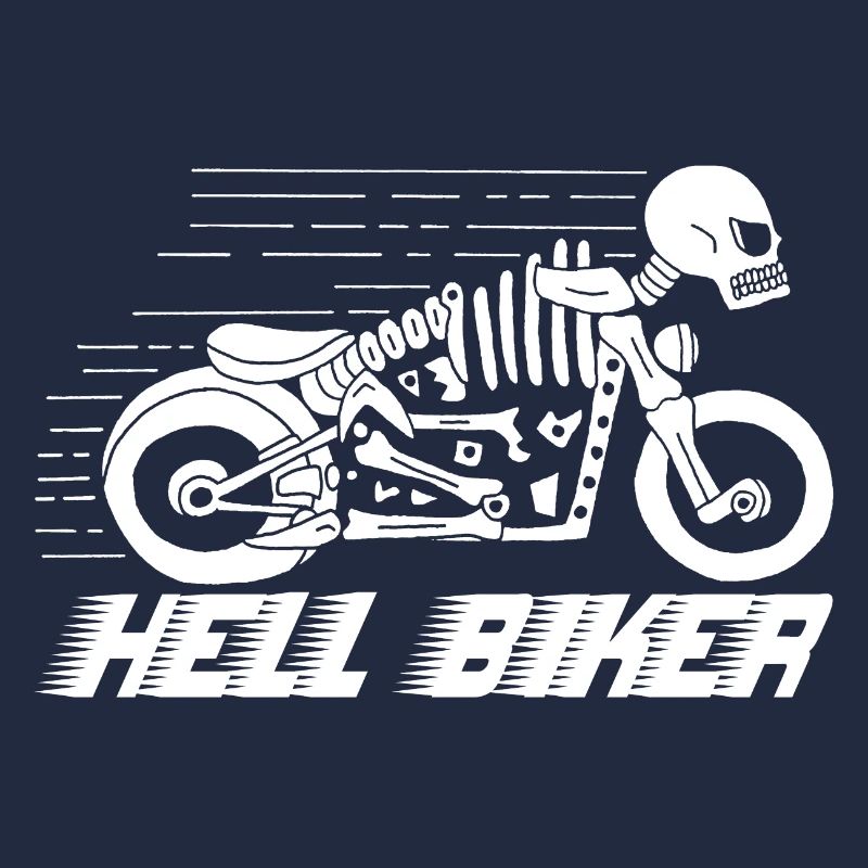 Skeleton-Biker
