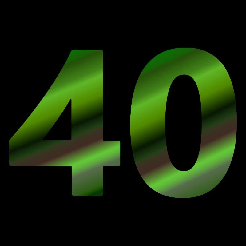 geburtstagsfeier, 40 grüntöne