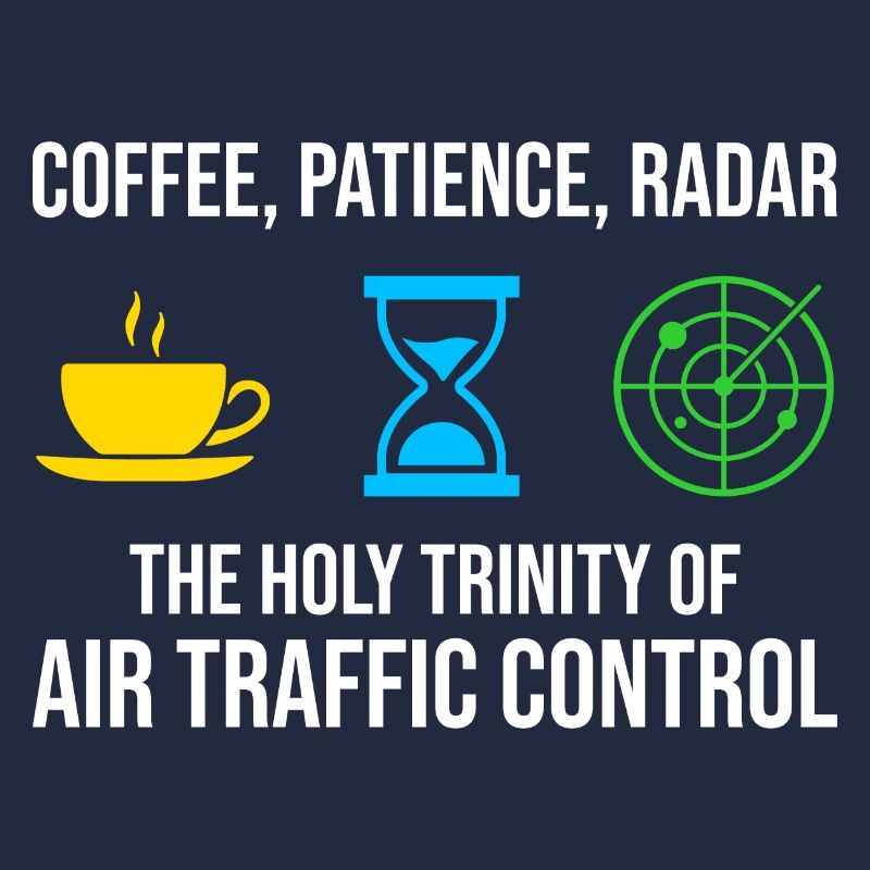 Air Traffic Controller Coffee Radar ATC Aviation