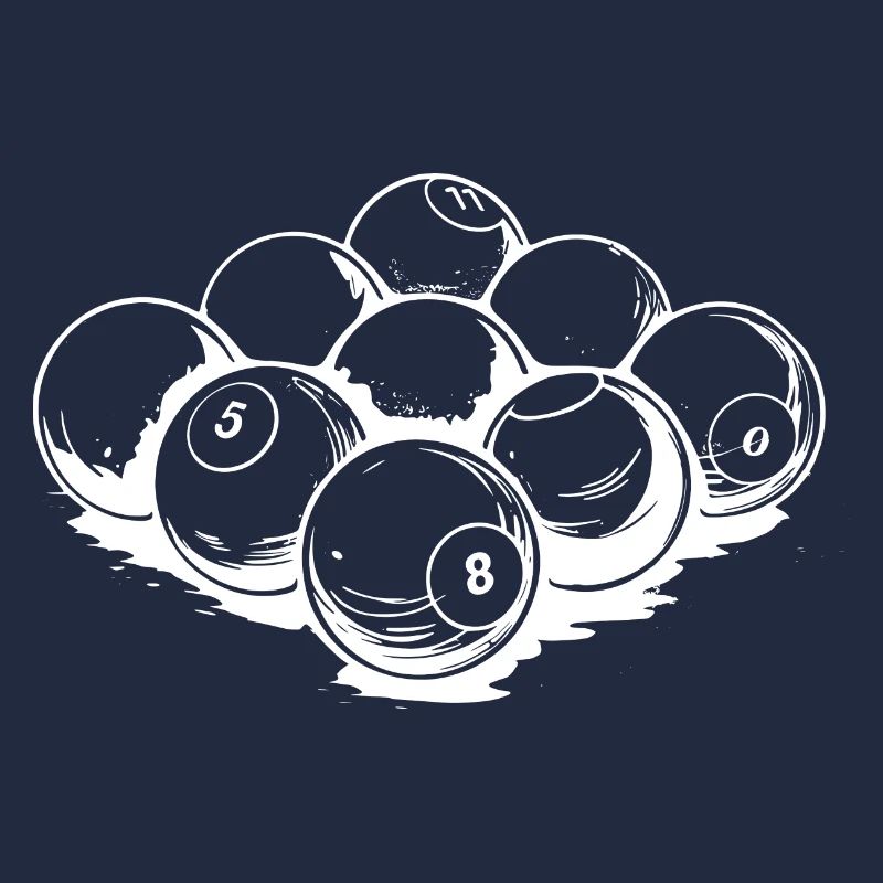Dessin de boules de billard
