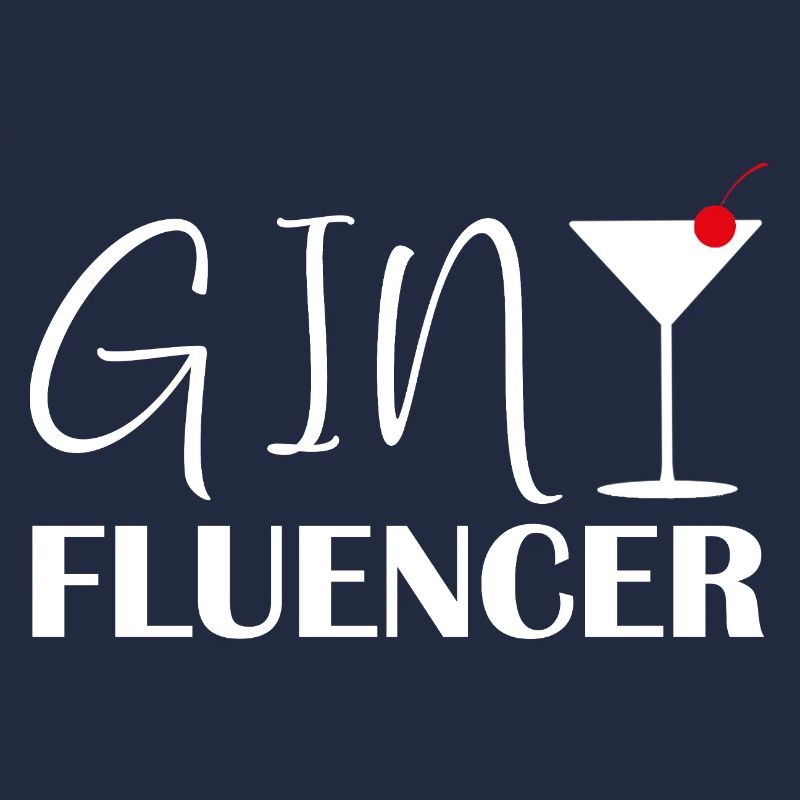 Ginfluencer Gin Statement Gin Drinker Saying