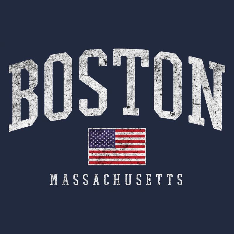 Graphique du drapeau de Boston, Massachusetts