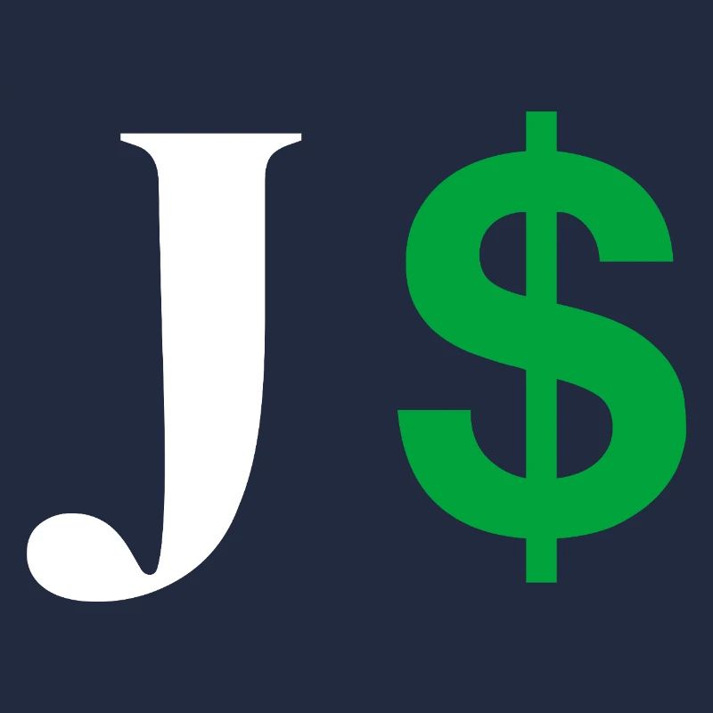 Buchstabe j Dollar