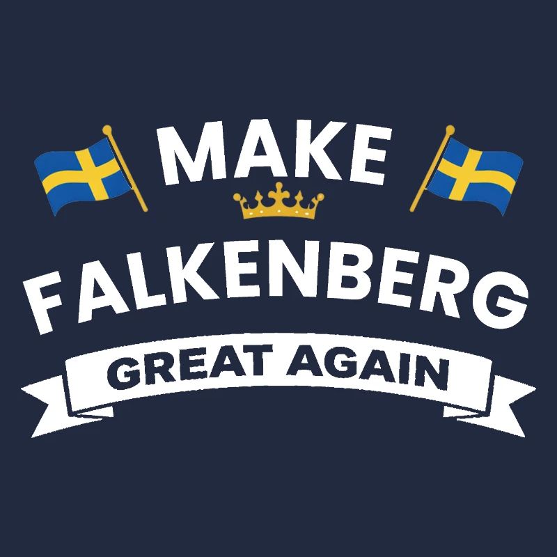 Falkenberg Flag Crown Design