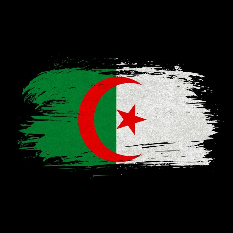 Algerien Vintage Flagge / Geschenk Algier