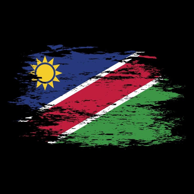 Drapeau de la Namibie utilisé