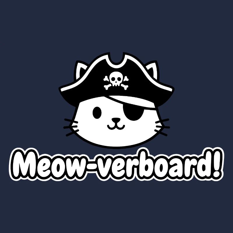 Conception de la planche Cat Pirate Meow