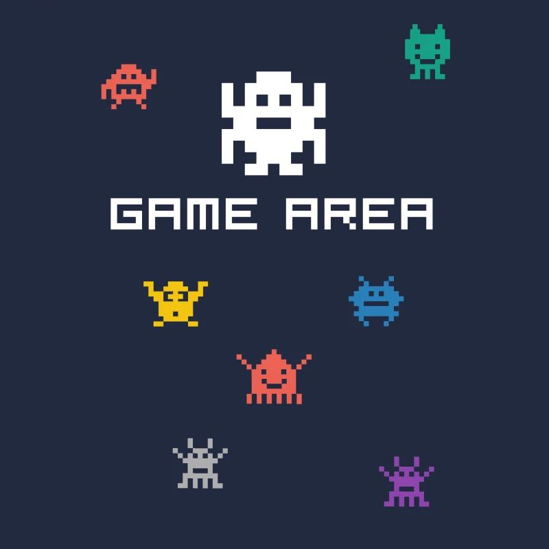 game area pixel nerd pc konsole retro gamer Monste