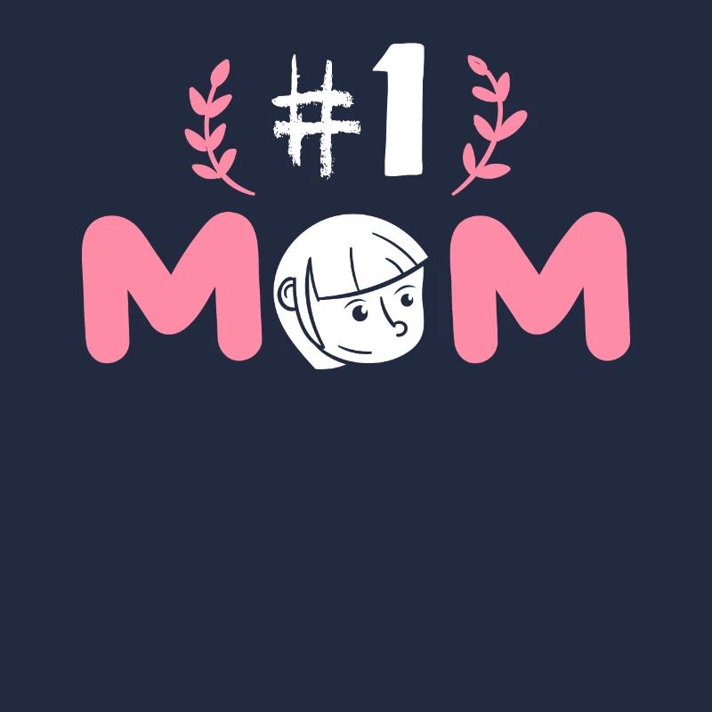 #1 Mom Mutter Muttertag Liebe Geschenk Idee