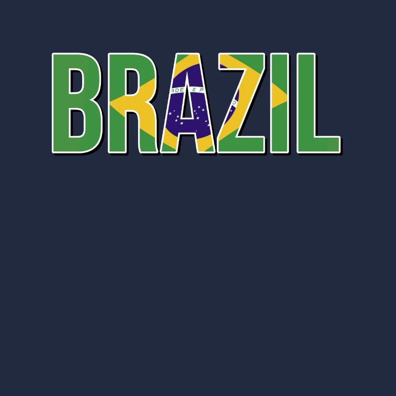 Typographie du drapeau brésilien