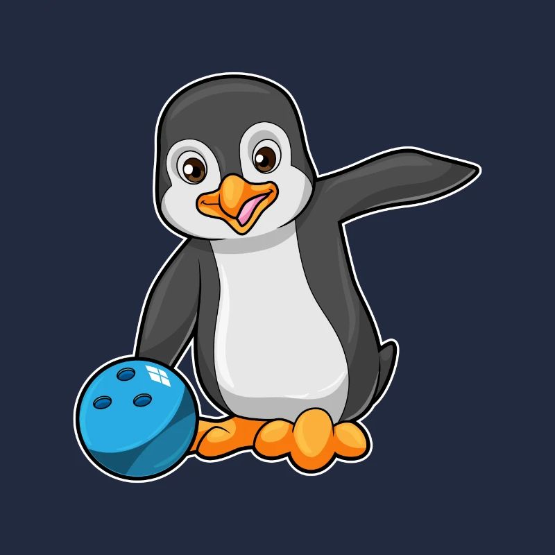 Pinguin Bowling Bowlingkugel