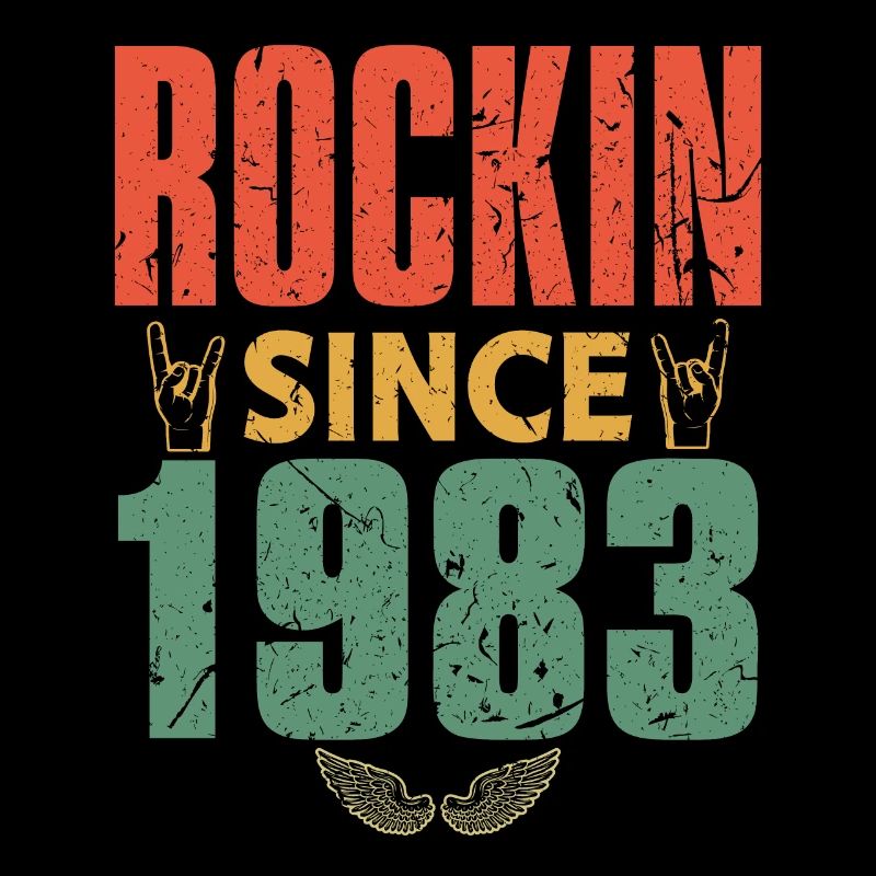 Anniversaire 1983 Sort rock