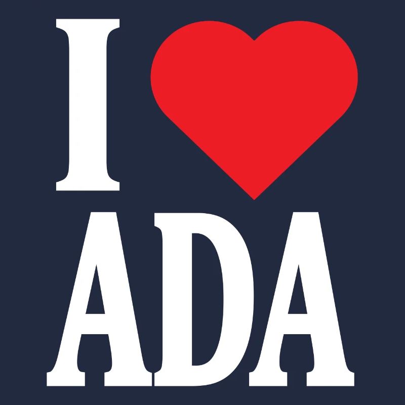 T-Shirt Ich liebe Ada Geschenkidee T-Shirt