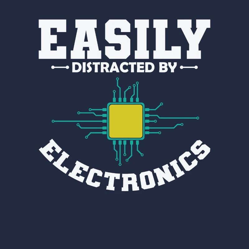 Easily Distracted By Electronics Beruf