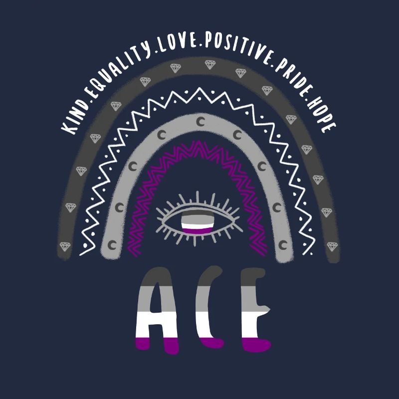 Boho Rainbow Ace Pride