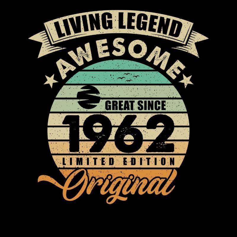 1962 Anniversaire Retro Orginal