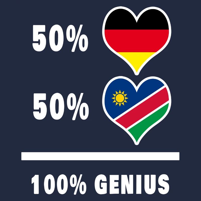 Deutschland und Namibia 100% Genial / Geschenk