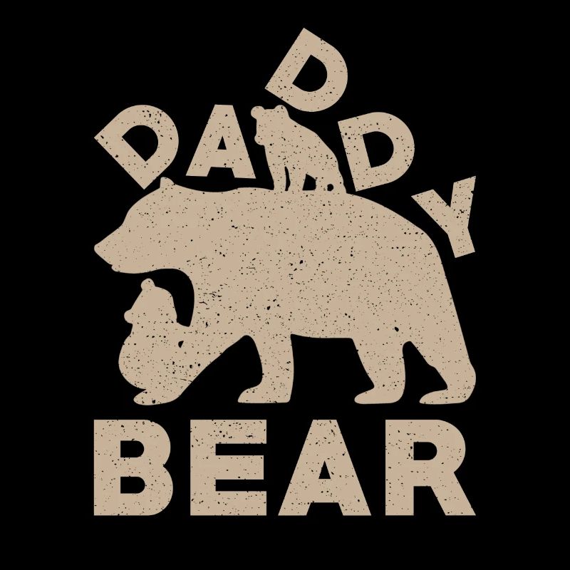 Stolzes Twin Dad Design Mit Twin Dad Bear
