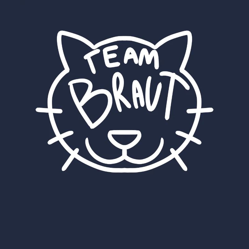 Team Braut Hochzeitsfeier Katze