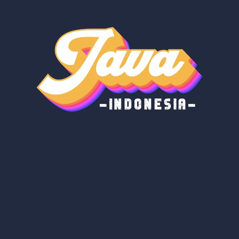 Vintage Urlaub Reise Indonesien Java