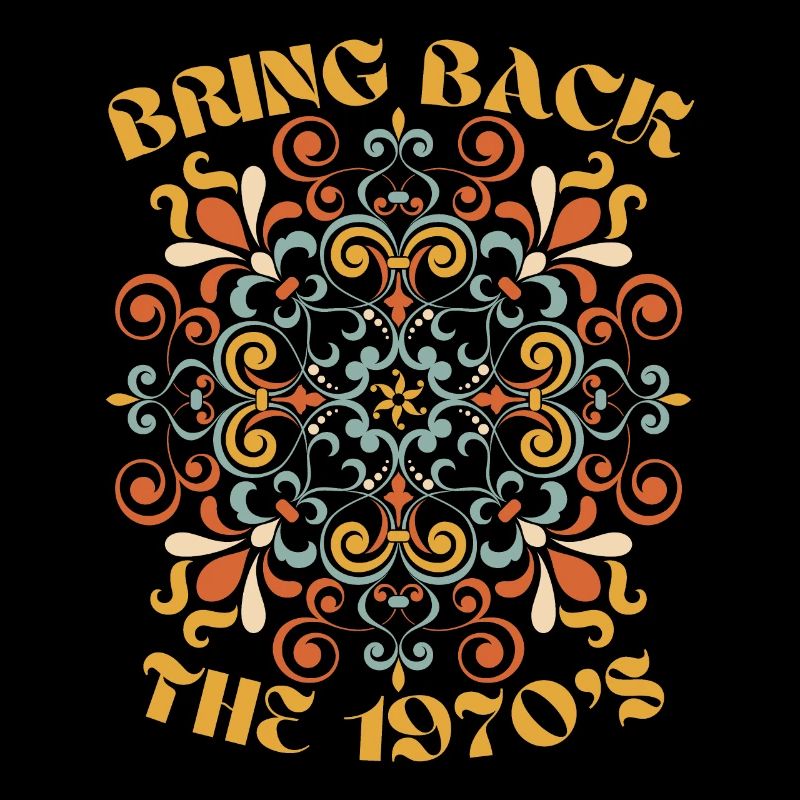 70s retro design, funny saying