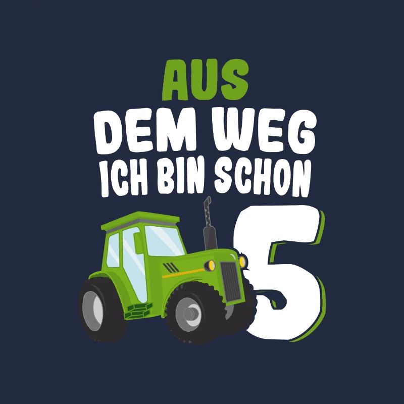 Aus Dem Weg Ich Bin Schon 5 Traktor Geburtstag Kin