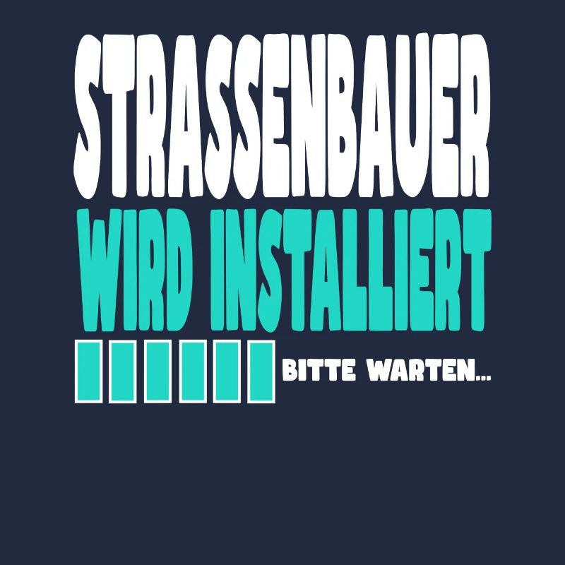Strassenbauer wird installiert